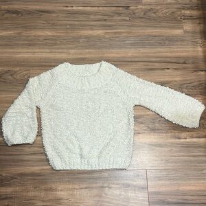 Billabong Sweater Women’s Medium Winter White cute sleeve